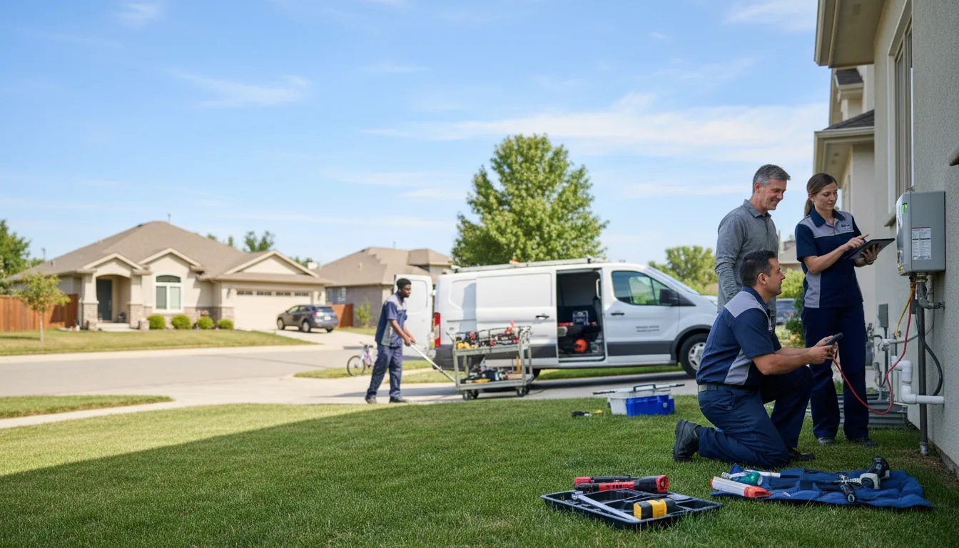 Tankless water heater service in Orange, TX